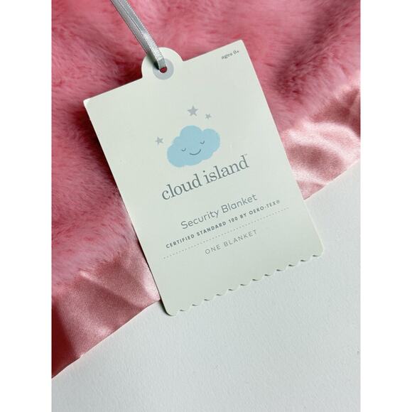 NEW Cloud Island Pink Flamingo Security Blanket Stuffed Animal Lovey Baby Shower - Picture 4 of 7